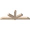 Ekena Millwork Kennewick Smooth Timber Gable Bracket, Douglas Fir, 84"W x 31"H x 5 1/2"D x 5 1/2"F, 9/12 Pitch GBW084X31X0606KEN00SDF - alternate 4